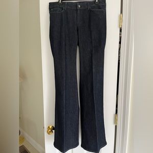 Ann Taylor Trouser Leg dark navy jeans